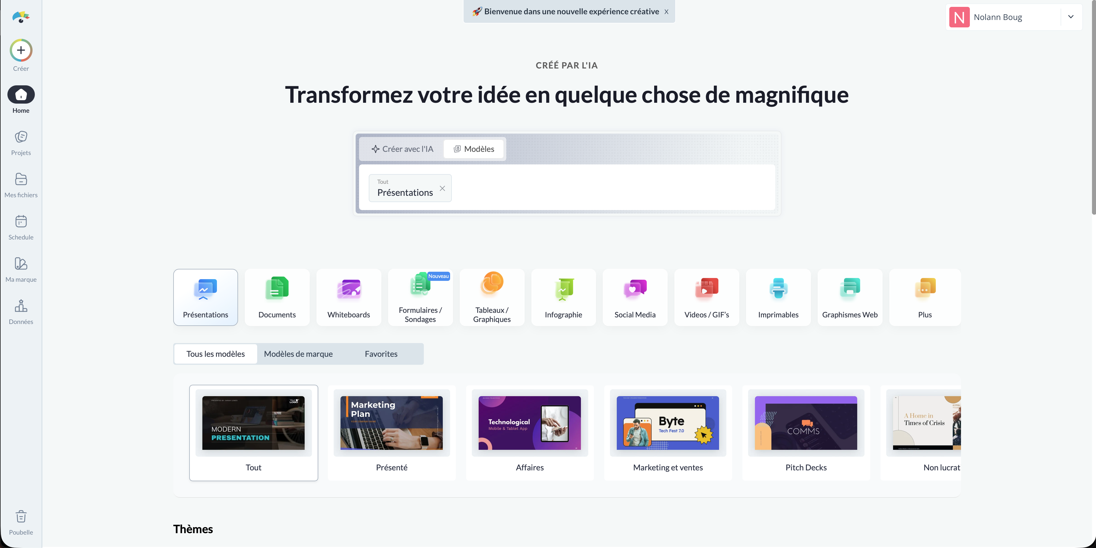 Visme design editor - data visualization and interactive content