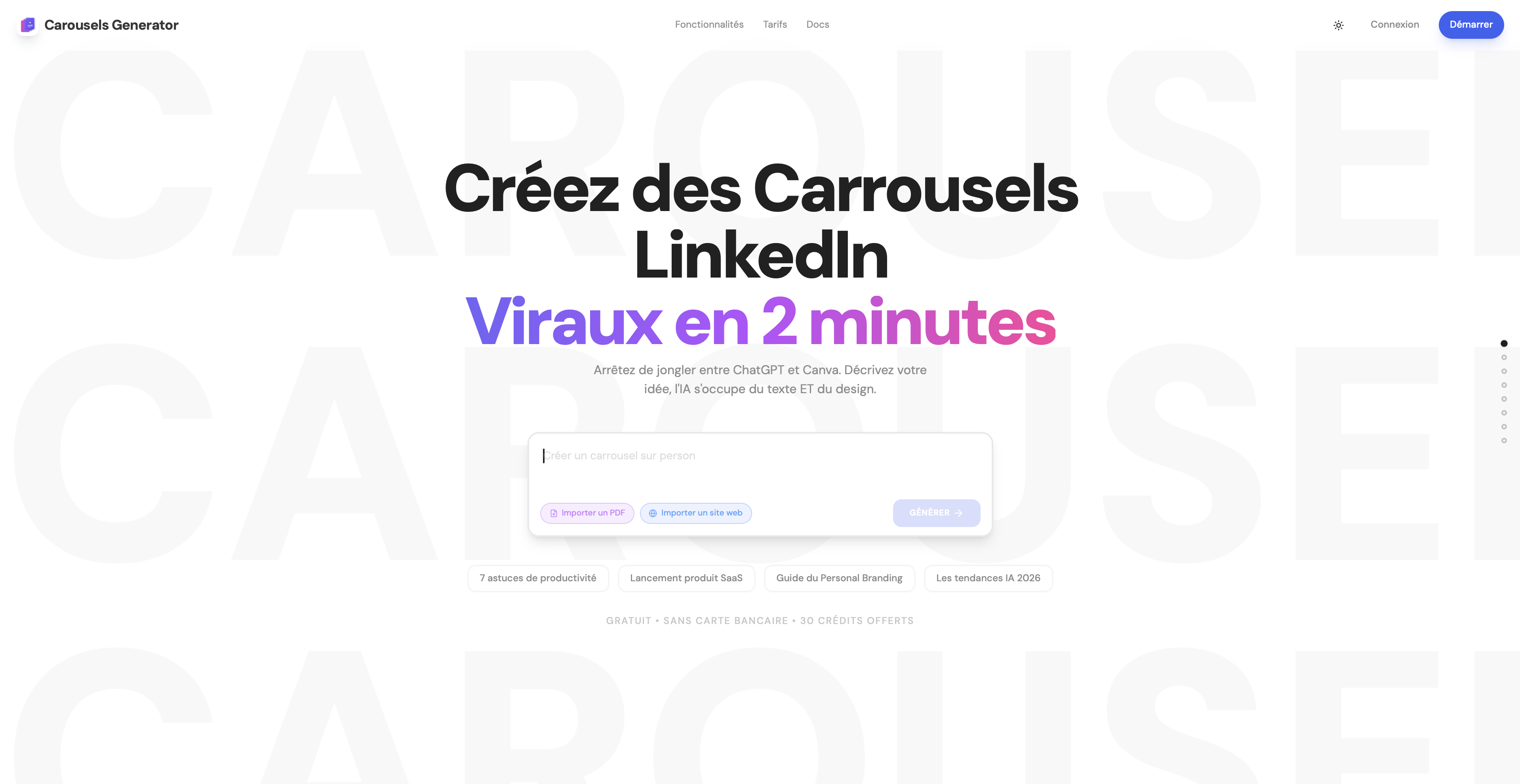 Comment Créer un Carrousel LinkedIn en 2 Minutes avec l'IA, Guide Complet 2026
